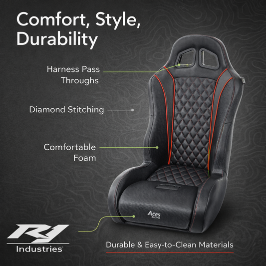 Aces Racing - Daytona Suspension Seats | Absorbs 80% More Impact Than Stock