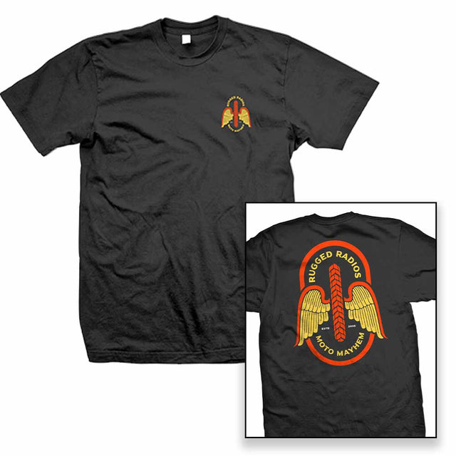 Photo of Rugged Radios MOTO MAYHEM T-Shirt - Black by Rugged Radios - Premium for UTVs / Side by Sides