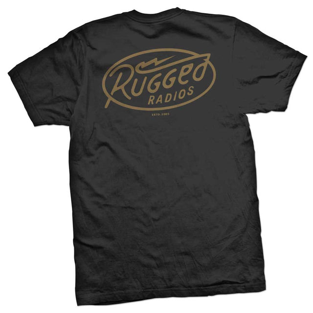 Photo of Rugged Radios BOLT T-Shirt - Black by Rugged Radios - Premium for UTVs / Side by Sides