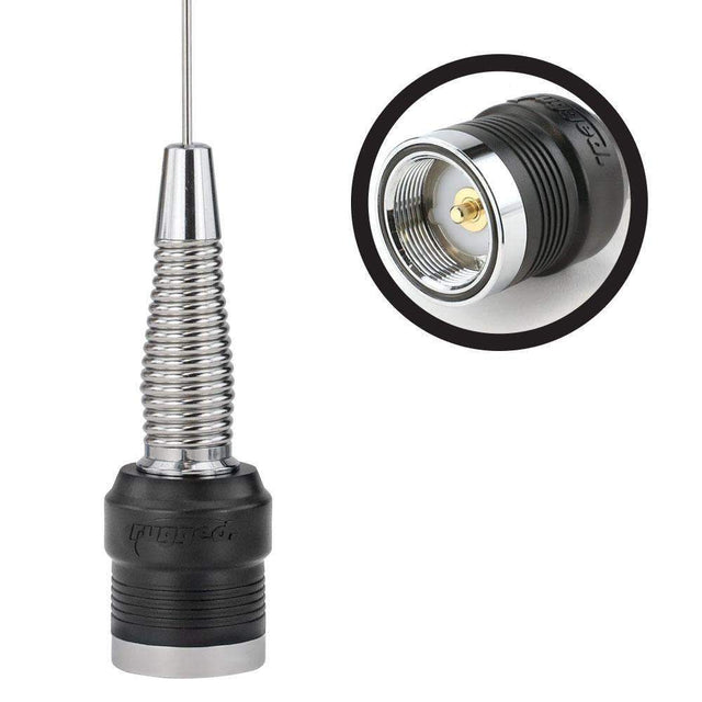 Photo of Rugged Radios UHF & VHF Wide Band 1/4 Wave Antenna with Spring (132 - 525 MHz) by Rugged Radios - Premium for UTVs / Side by Sides