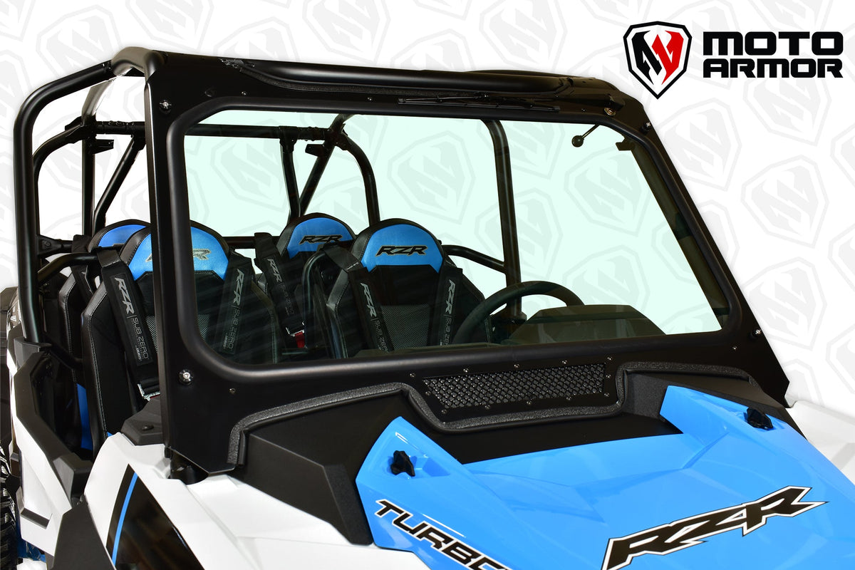 Photo of Full Glass Windshield for Polaris RZR TURBO "S" Model by Moto Armor - Premium for UTVs / Side by Sides