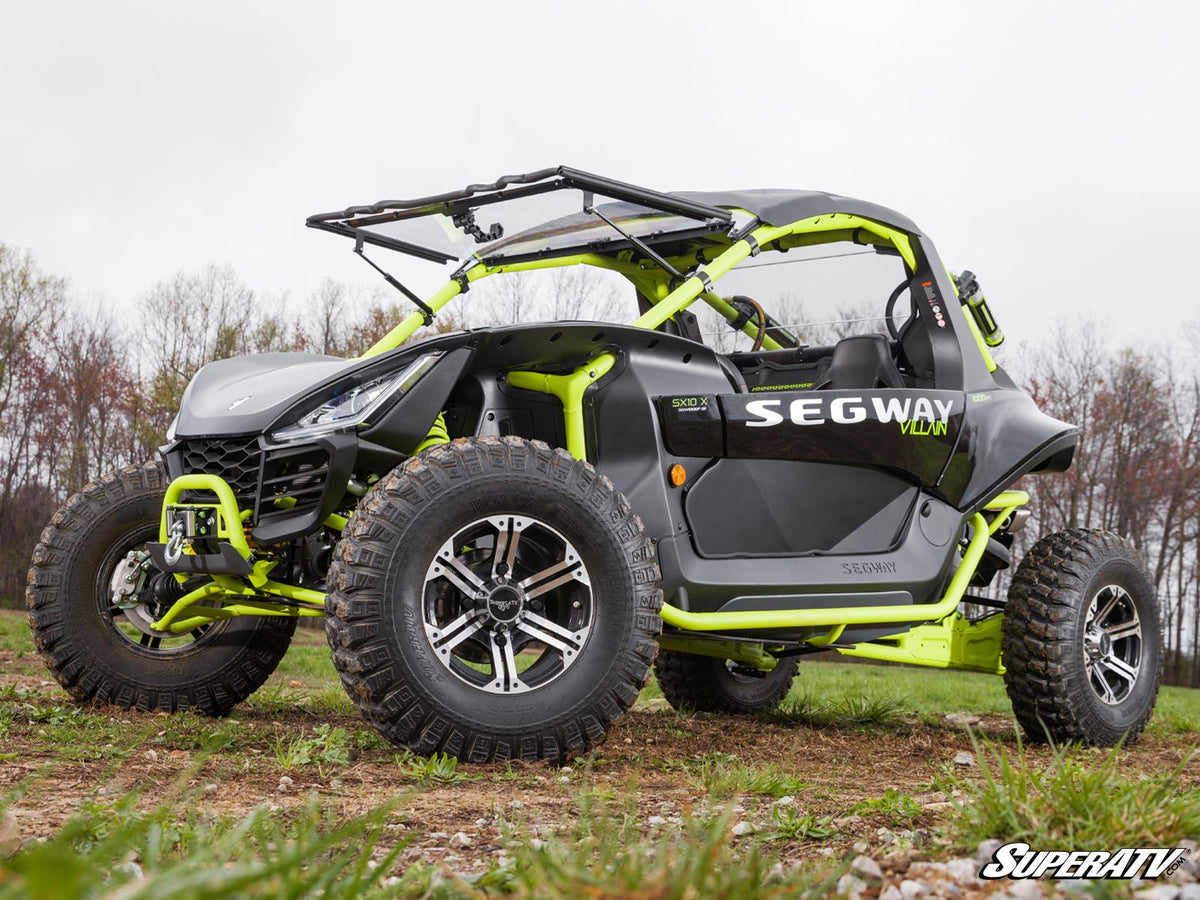 Photo of SuperATV Segway Villain Scratch-Resistant Flip Windshield by SuperATV - Premium Windshields for UTVs / Side by Sides