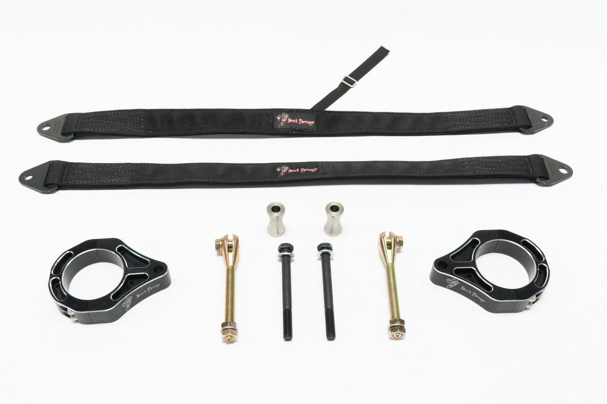 Photo of Can-Am Maverick X3 (with Fox Shocks) Limit Strap Kit by Shock Therapy - Premium Limit Straps for UTVs / Side by Sides