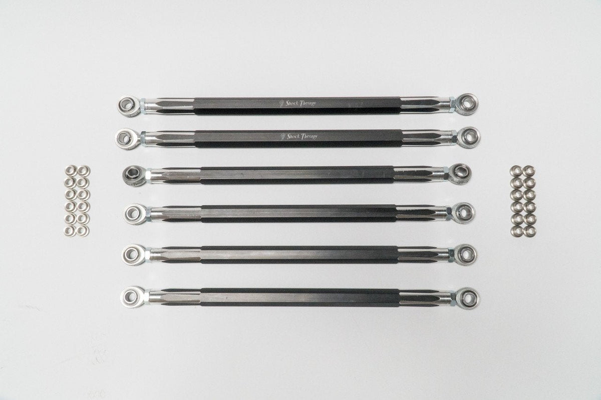 Photo of Can-Am Maverick X3 Radius Rod Kit by Shock Therapy - Premium Radius Rods & Plates for UTVs / Side by Sides