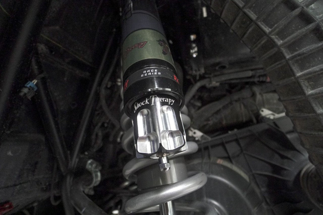 Photo of Billet Reservoir Caps for Fox Shocks with 2.0" / 2.5" Reservoir Bodies by Shock Therapy - Premium Shocks, Springs, & Accessories for UTVs / Side by Sides