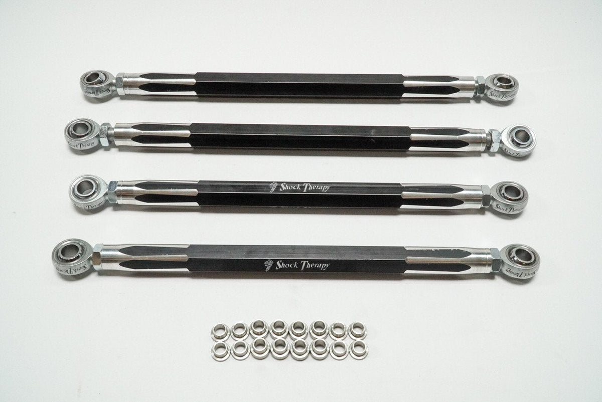 Photo of Polaris RZR 200 Radius Rod Kit by Shock Therapy - Premium Radius Rods & Plates for UTVs / Side by Sides