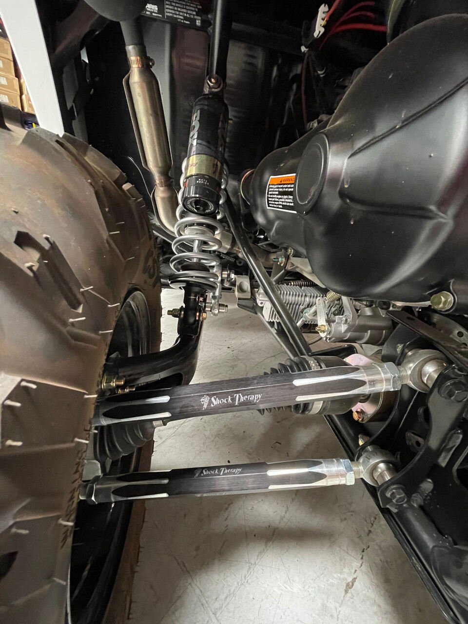 Photo of Polaris RZR 200 Radius Rod Kit by Shock Therapy - Premium Radius Rods & Plates for UTVs / Side by Sides