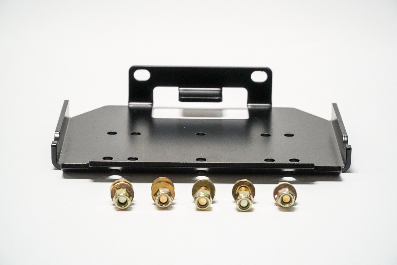 Photo of Polaris RZR XP 1000 Winch Plate for Shock Therapy Front Sway Bar by Shock Therapy - Premium Sway Bars & Links for UTVs / Side by Sides