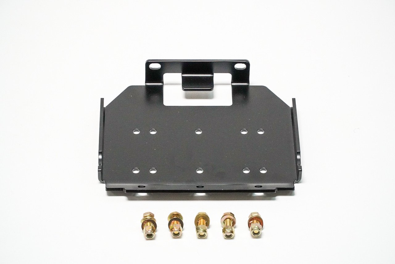 Photo of Polaris RZR XP 1000 Winch Plate for Shock Therapy Front Sway Bar by Shock Therapy - Premium Sway Bars & Links for UTVs / Side by Sides