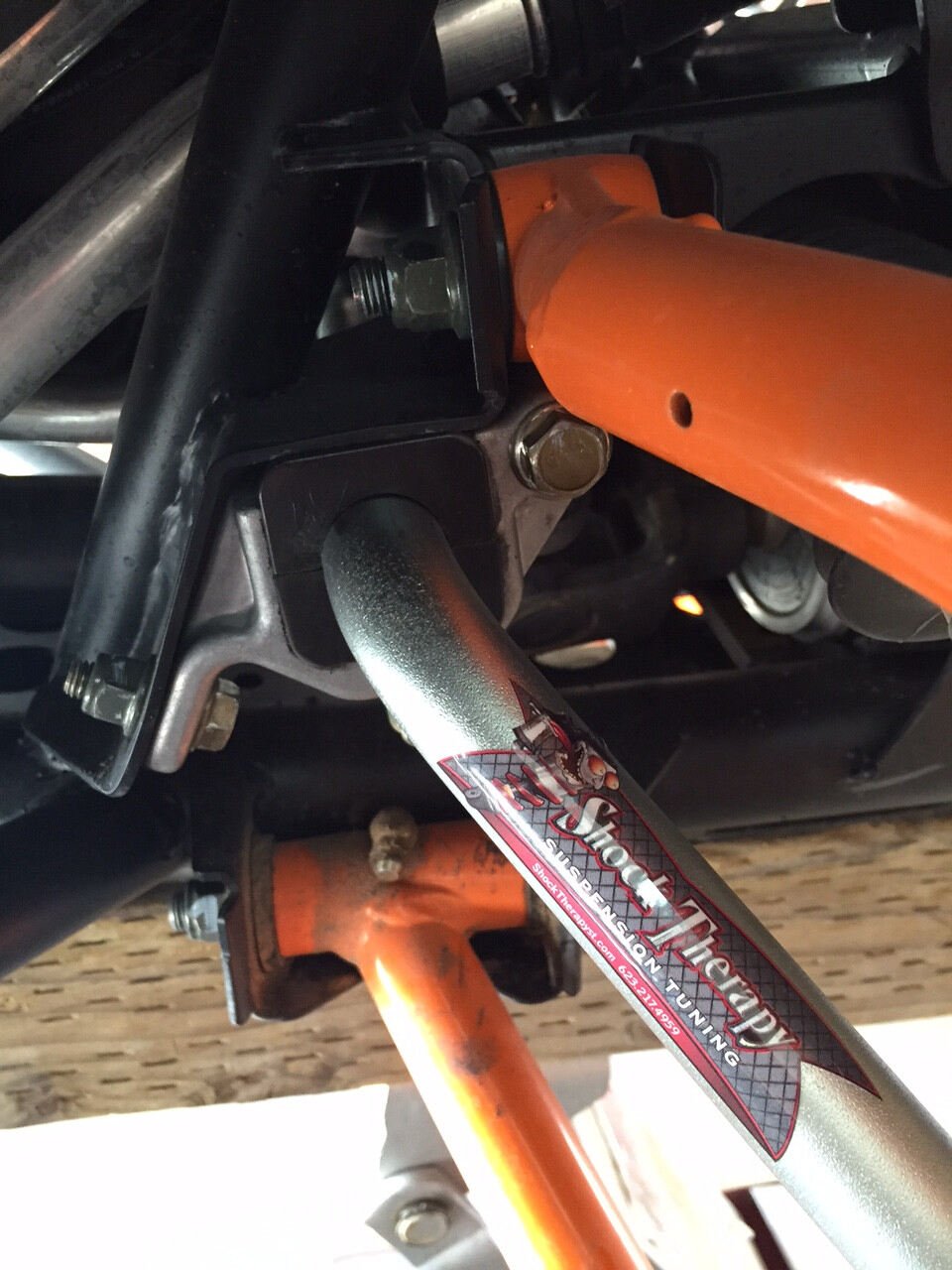 Photo of Polaris RZR XP Turbo/Fox Edition and 2019+ RZR XP 1000 Non Turbo Front Sway Bar Kit by Shock Therapy - Premium Sway Bars & Links for UTVs / Side by Sides