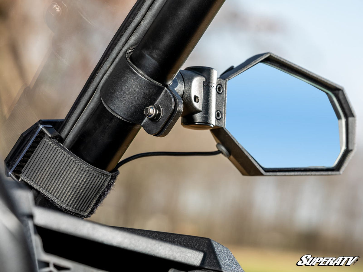Photo of SuperATV Honda Lighted Side-View Mirrors by SuperATV - Premium Mirrors for UTVs / Side by Sides