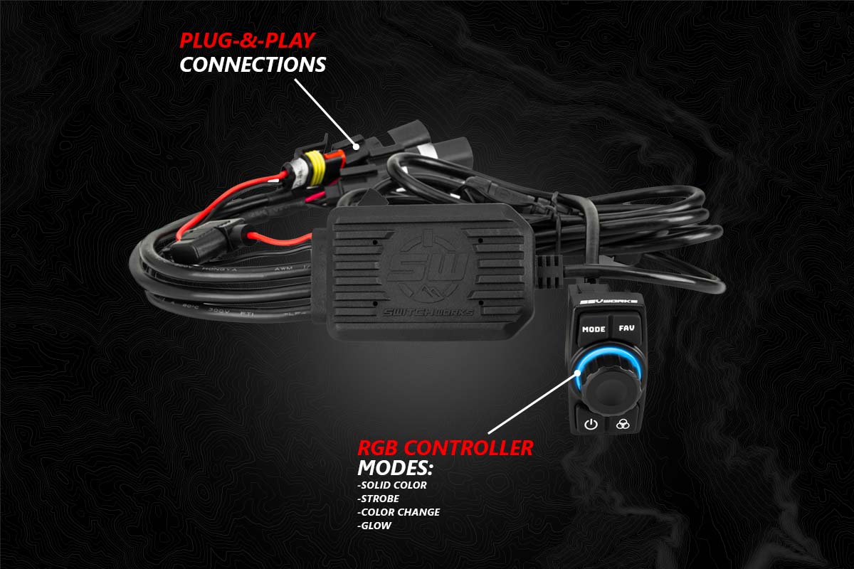 SSV Works '18-'24 Polaris Ranger XP 1000 V-Spec 3-Speaker Audio System w/JVC