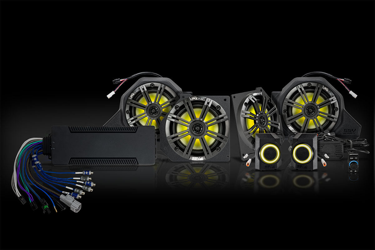 SSV Works '24-'26 Polaris Xpedition ADV 7-Speaker Phase 5 K-Spec Plug-&-Play Audio Kit