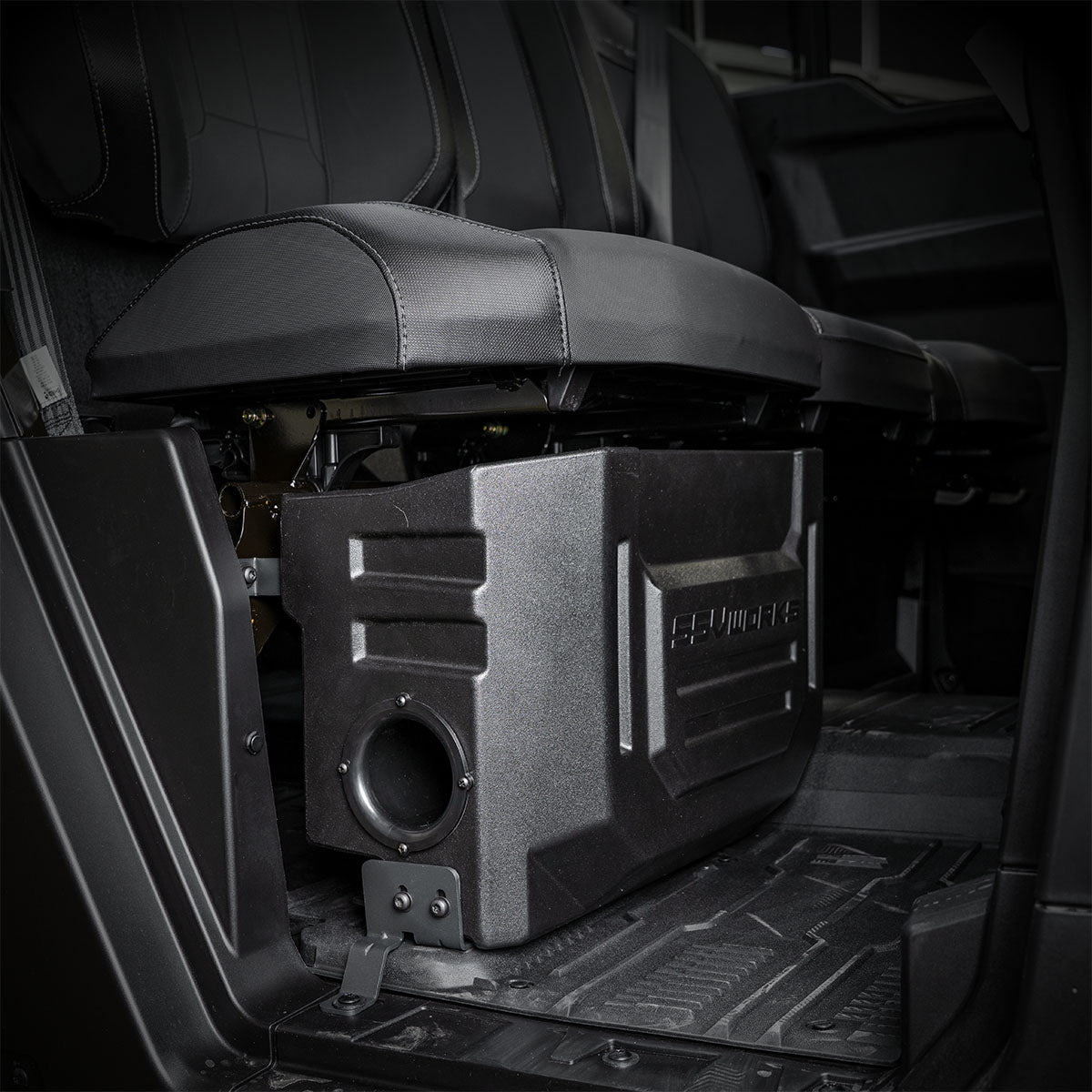 SSV Works '26 Can-Am Defender HD11 Front/Rear Both Side Under-Seat 10" Ported Subwoofer Enclosure