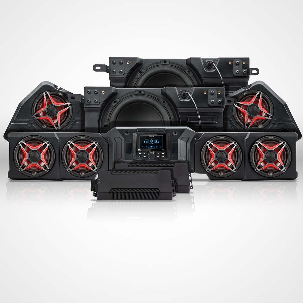 SSV Works '26+ Can-Am Defender HD11 MRB4 7-Phase V-Spec 1.65 KW 8-Speaker Audio Kit