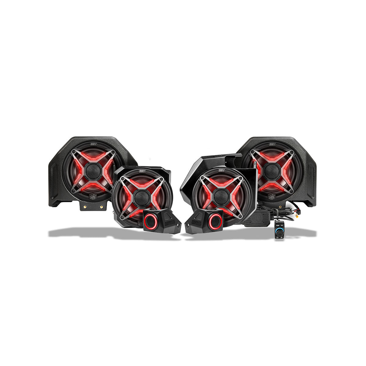 SSV Works '26 Polaris RZR Pro R Ultimate 6-Speaker Factory Audio Plug & Play Upgrade Kit