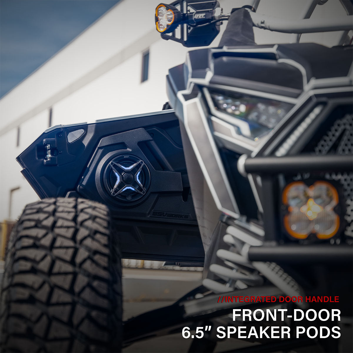 SSV Works '26 Polaris RZR Pro R Ultimate 8-Speaker Factory Audio Ultimate Plug & Play Upgrade Kit