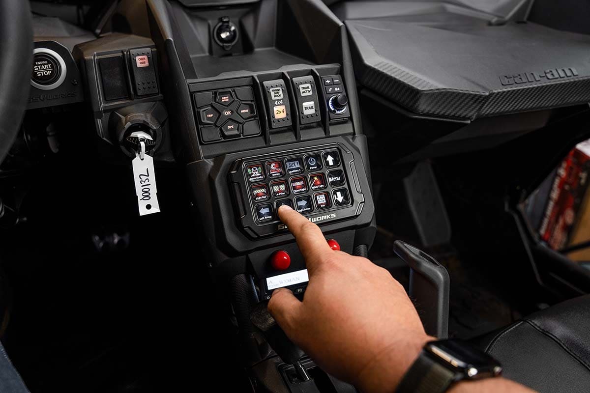 SSV Works '16-'25 Can-Am Maverick X3 Switch Works Alpha 12 Mounting Kit