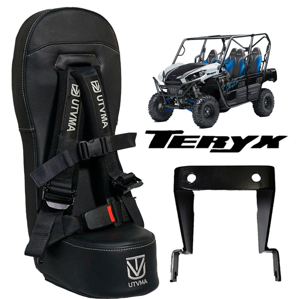 Photo of Teryx 4 Rear Bump Seat (2012-2025) by UTV Mountain Accessories - Premium Bump Seats for UTVs / Side by Sides