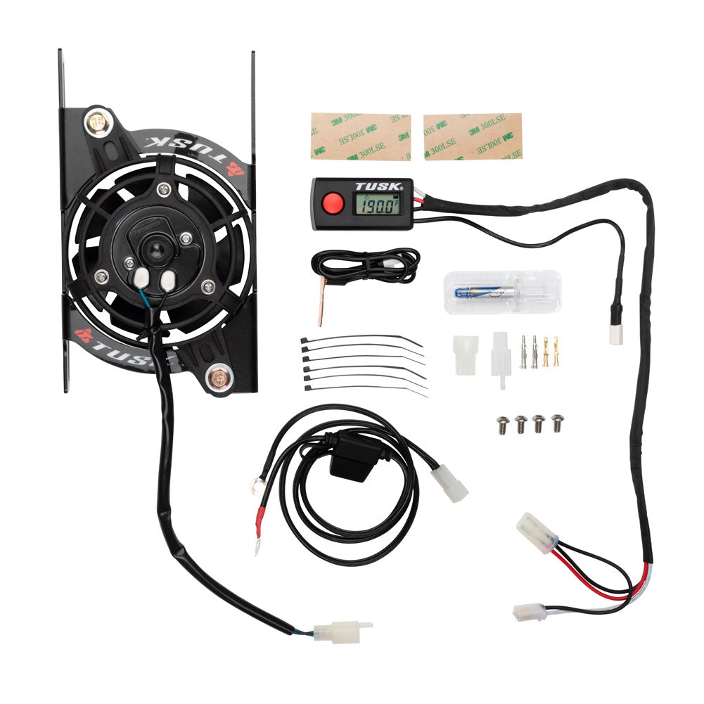 Tusk Digital Radiator Fan Kit - Husqvarna FE 250 2014–2016
