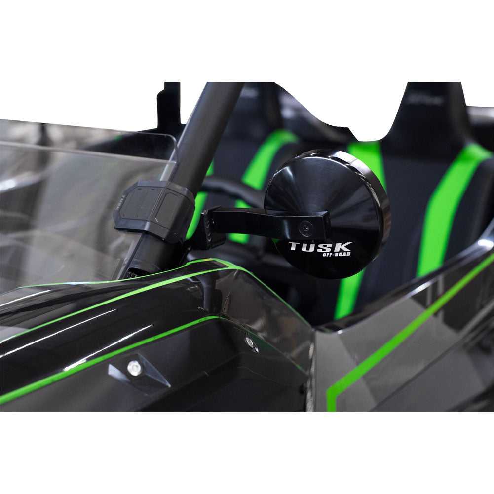 Tusk Alloy UTV Mirror Kit w/A-Pillar Mounts Kawasaki MULE Pro-FX 1000 HD Edition 2016–2026