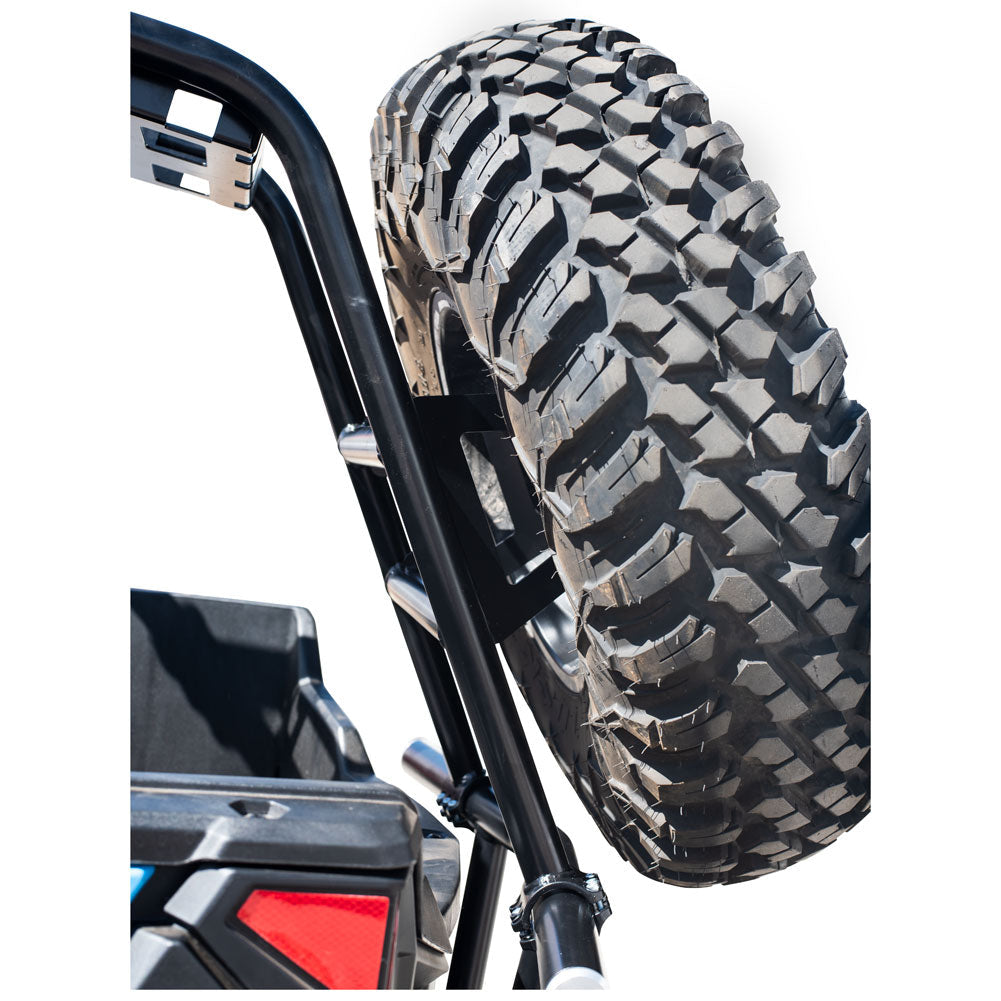 Tusk Impact Rear Cargo Rack & Spare Tire Mount for Can-Am Maverick