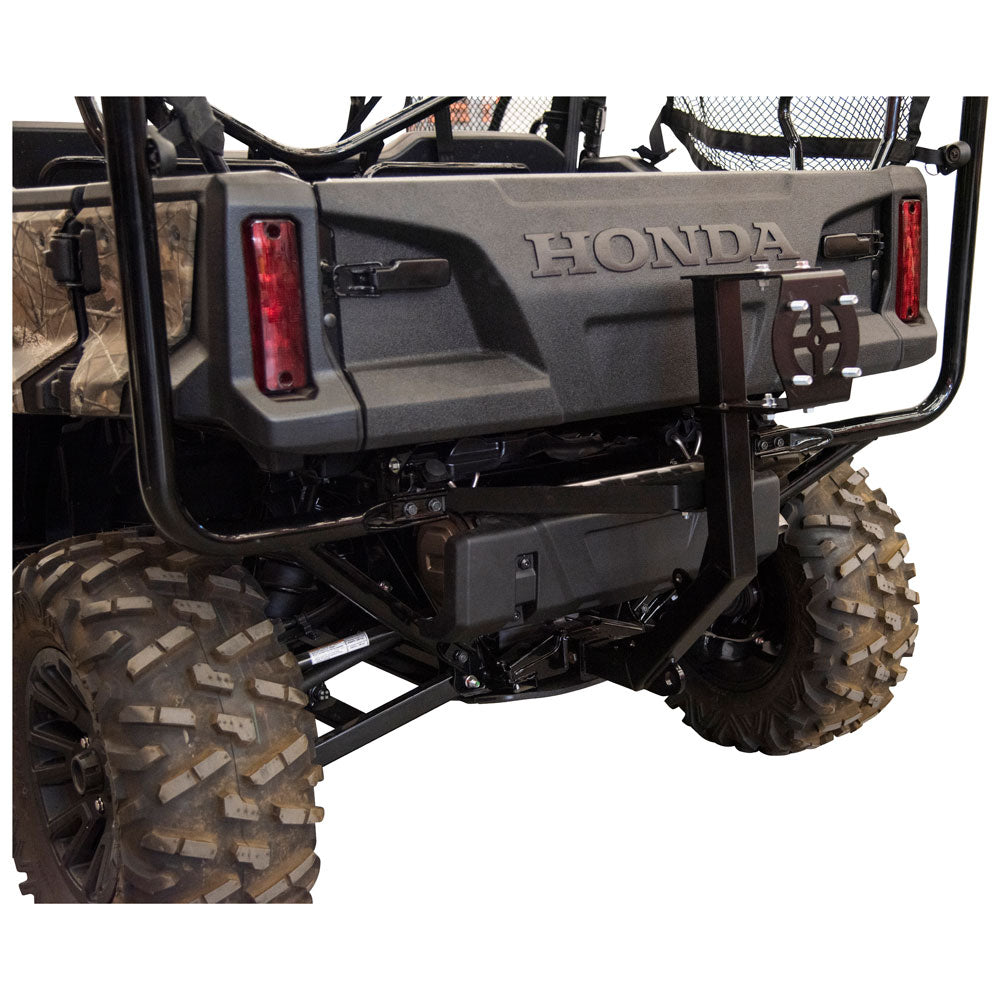 Tusk Hitch Mounted Spare Tire Carrier Honda Pioneer 1000 2016–2021