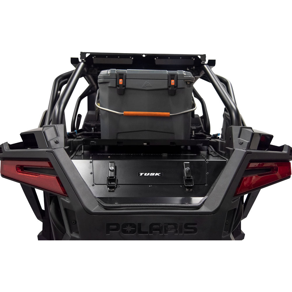 Tusk Cargo Hatch with Top Rack - Black Powder Coated for Polaris RZR Pro S 4