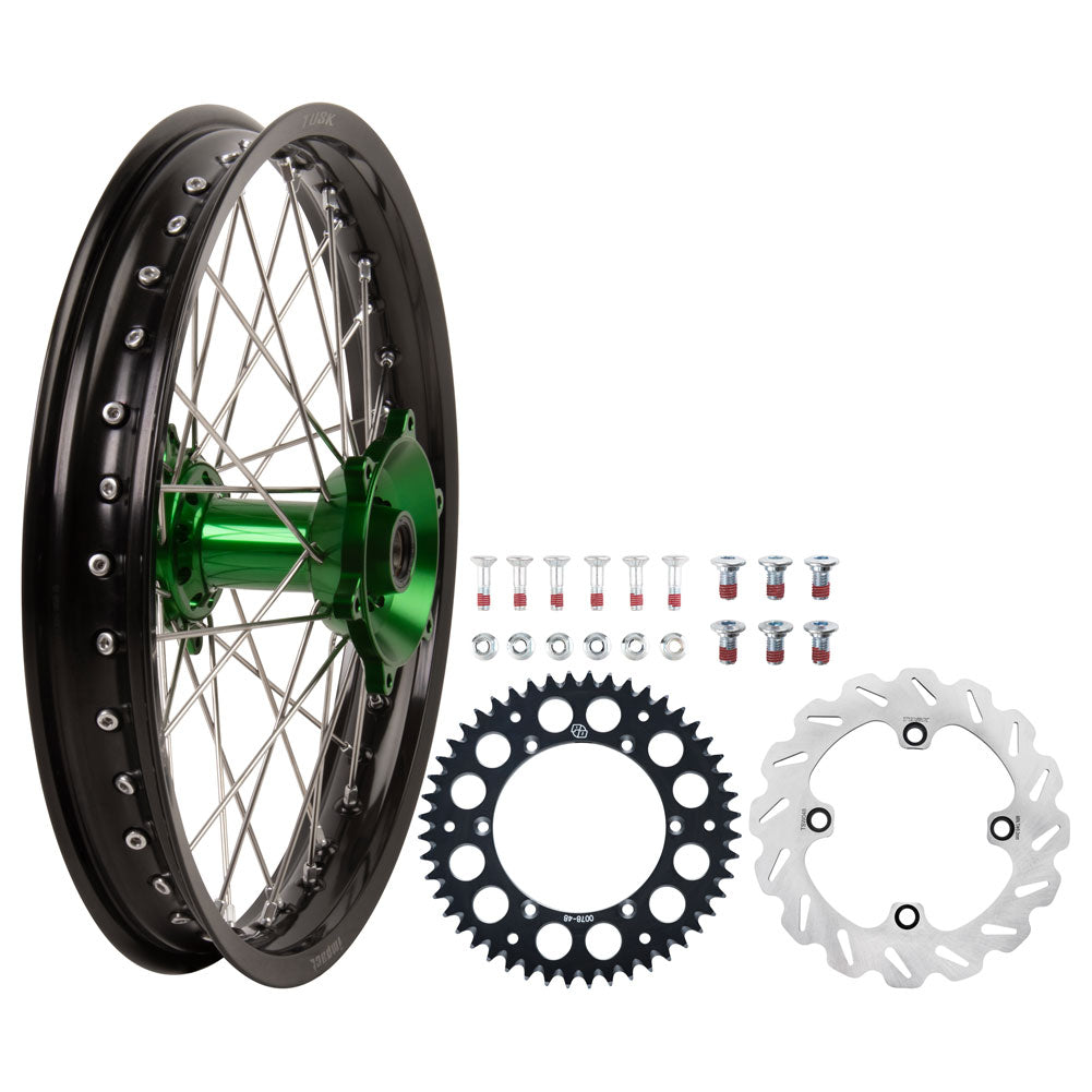 Tusk Impact Complete Rear Wheel Package Kawasaki KX125 2003–2007