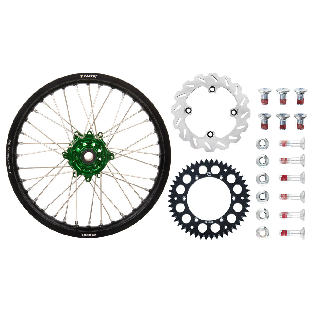 Tusk Impact Complete Rear Wheel Package Kawasaki KX250 2003–2004