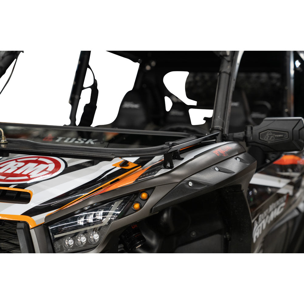 Tusk UTV Folding Glass Windshield w/ Wiper Kawasaki Teryx KRX 1000 2020–2026*