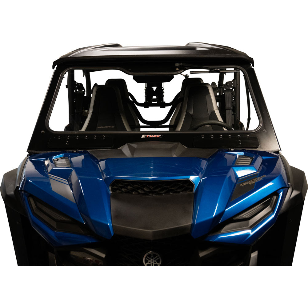Tusk UTV Full Glass Windshield w/ 12" Wiper Yamaha Wolverine RMAX2/RMAX4 1000 2021-2026*