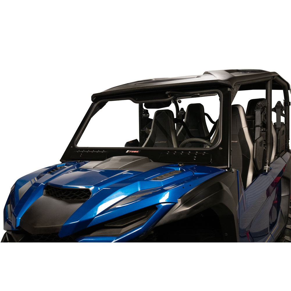 Tusk UTV Full Glass Windshield w/ 12" Wiper Yamaha Wolverine RMAX2/RMAX4 1000 2021-2026*