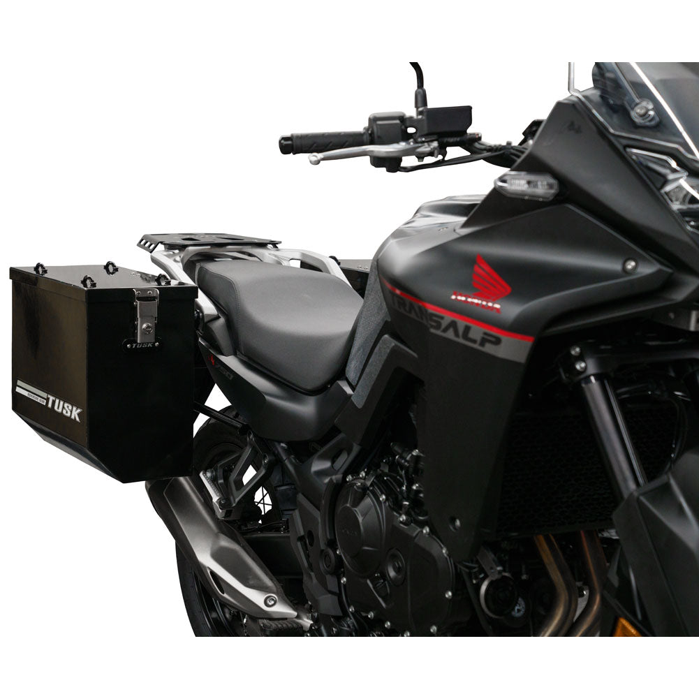 Tusk Aluminum Panniers with Pannier Racks Honda Transalp XL750 2024-2025