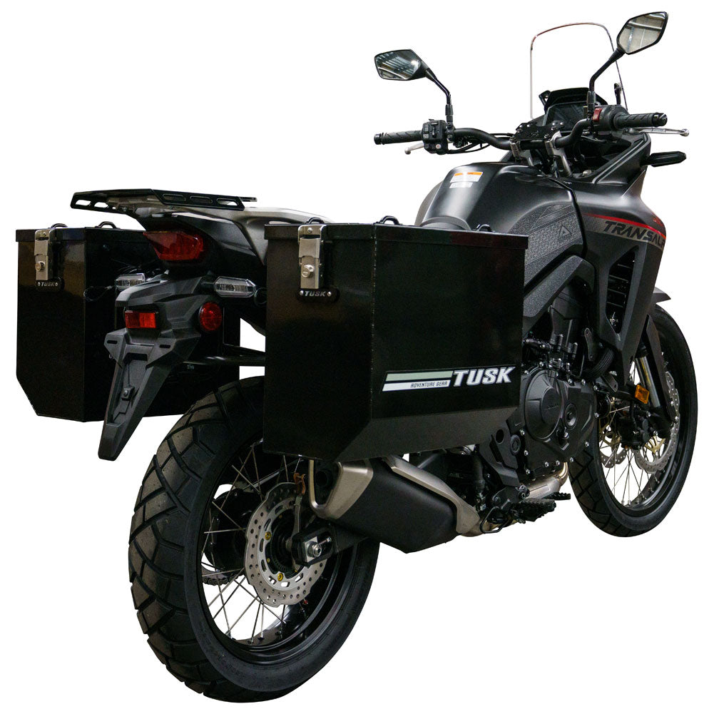 Tusk Aluminum Panniers with Pannier Racks Honda Transalp XL750 2024-2025