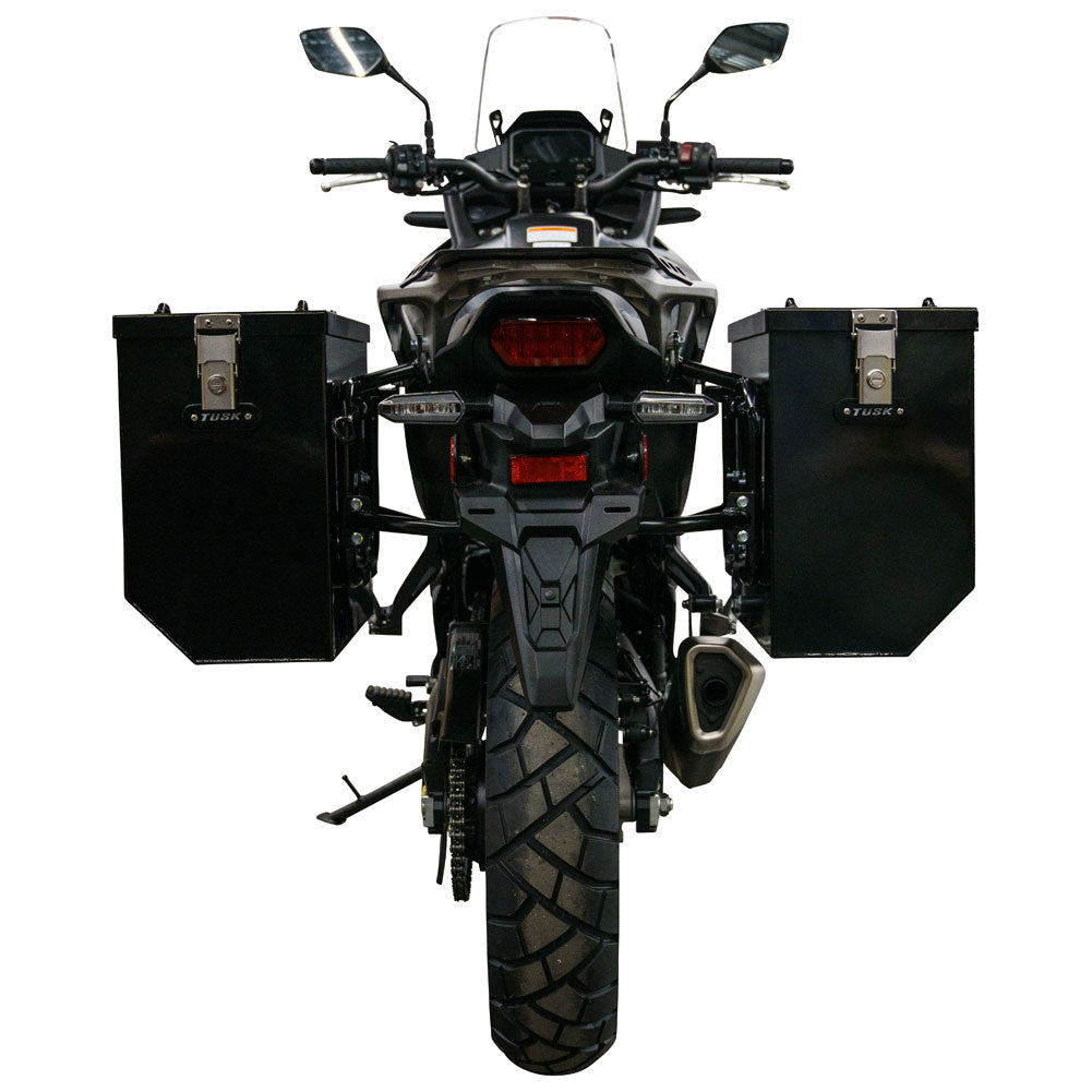 Tusk Aluminum Panniers with Pannier Racks Honda Transalp XL750 2024-2025