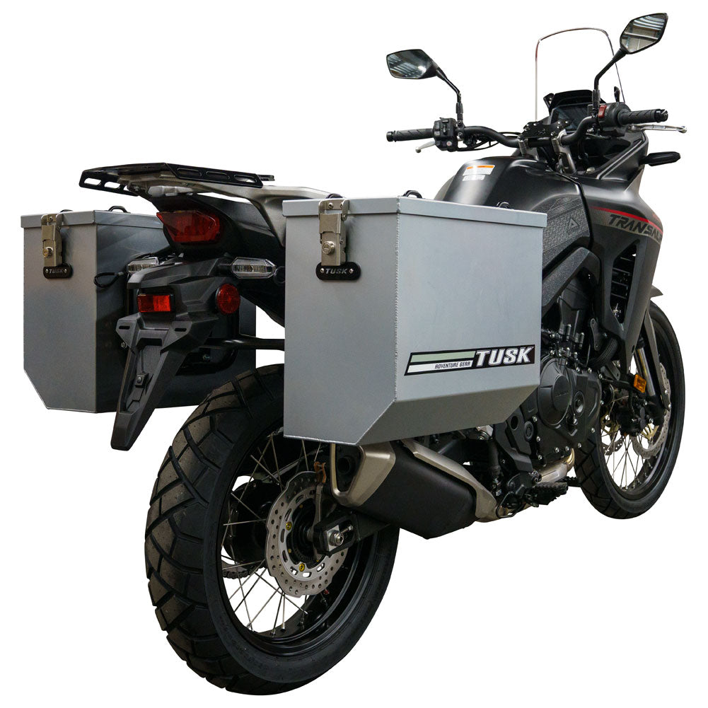 Tusk Aluminum Panniers with Pannier Racks Honda Transalp XL750 2024-2025