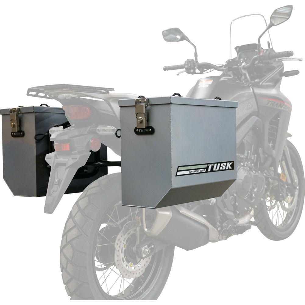 Tusk Aluminum Panniers with Pannier Racks Honda Transalp XL750 2024-2025