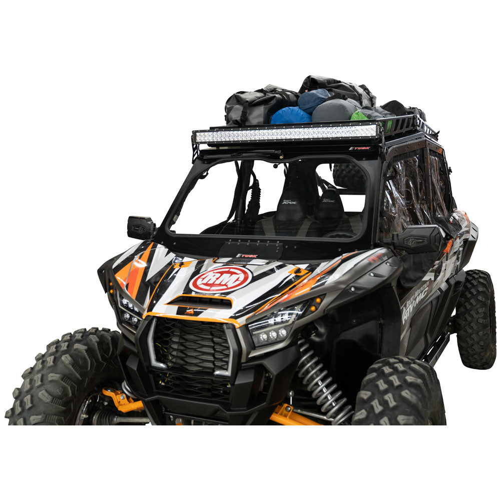 Tusk UTV Full Glass Windshield w/ 16" Wiper Kawasaki Teryx KRX 1000 2020–2026*