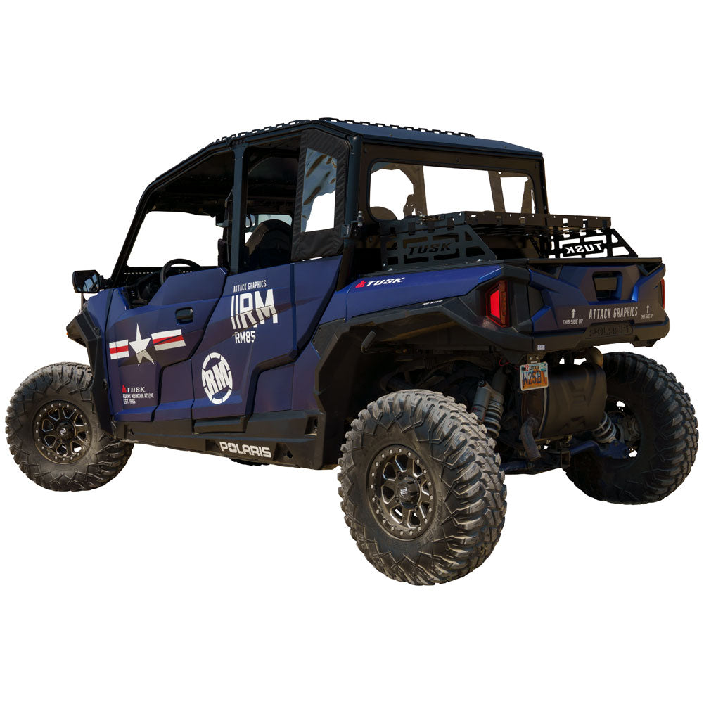 Tusk Cargo Rack Regular Black Powder Coated Polaris GENERAL 2016-2026