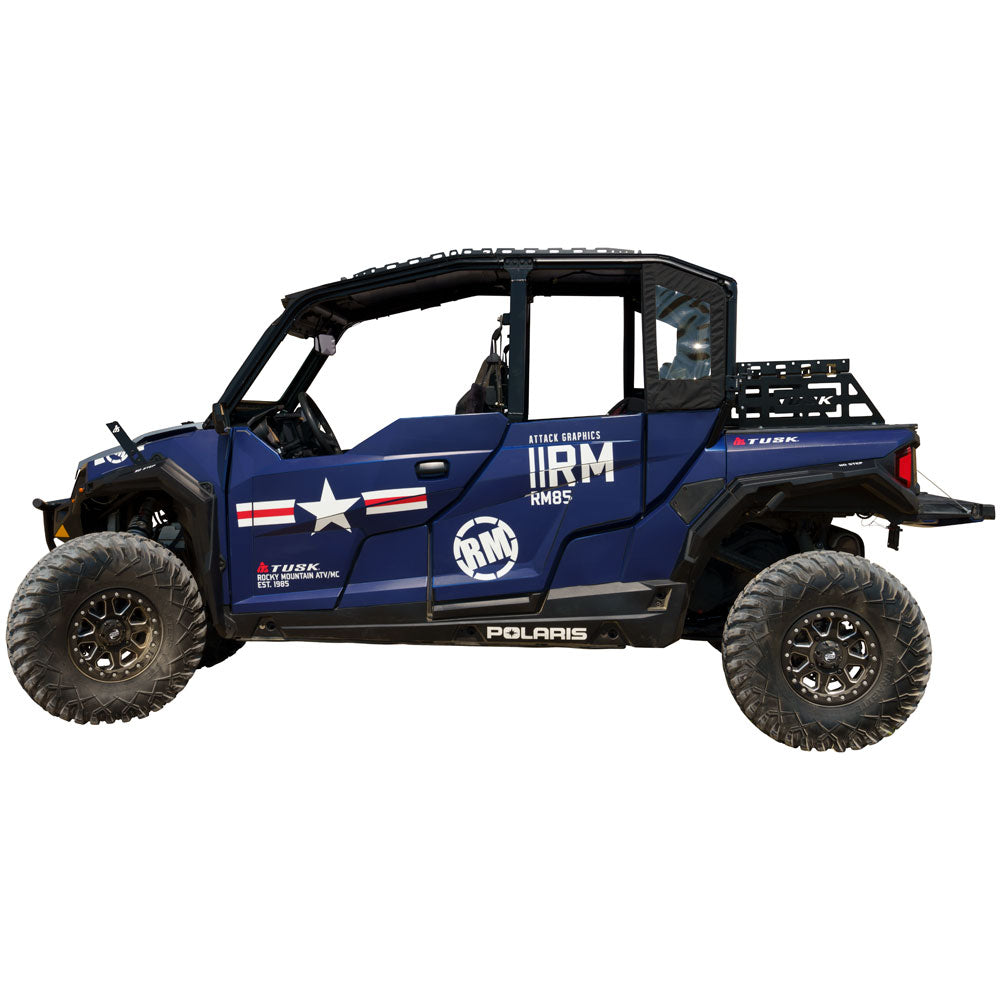 Tusk Cargo Rack Regular Black Powder Coated Polaris GENERAL 2016-2026