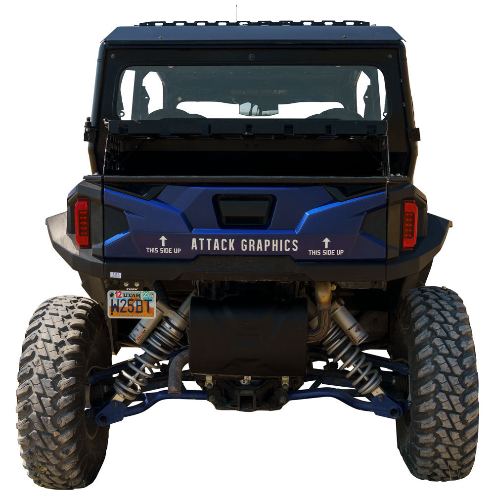 Tusk Cargo Rack Regular Black Powder Coated Polaris GENERAL 2016-2026