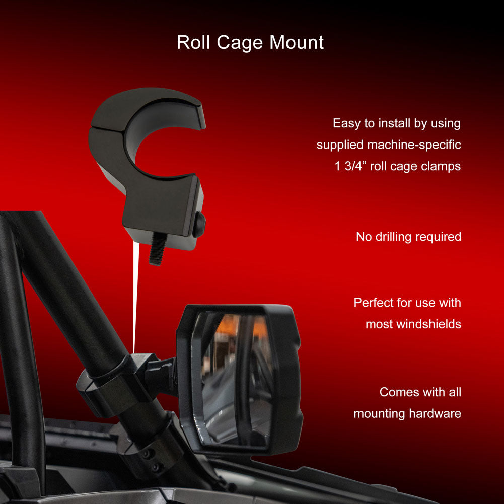 Tusk Pivot Folding Mirror Kit Polaris RZR XP 1000 Premium 2024–2026