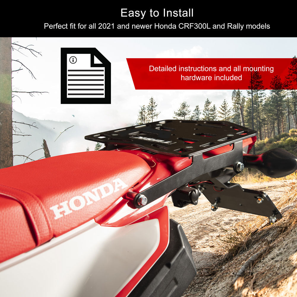 Tusk Top Rack Honda CRF300L, LS 2021–2024, L/LS (ABS) 2025