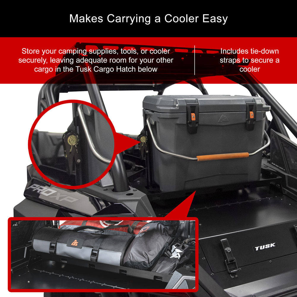 Tusk Top Rack For Tusk Cargo Hatch Polaris RZR Pro S 4 Premium 2020-2025