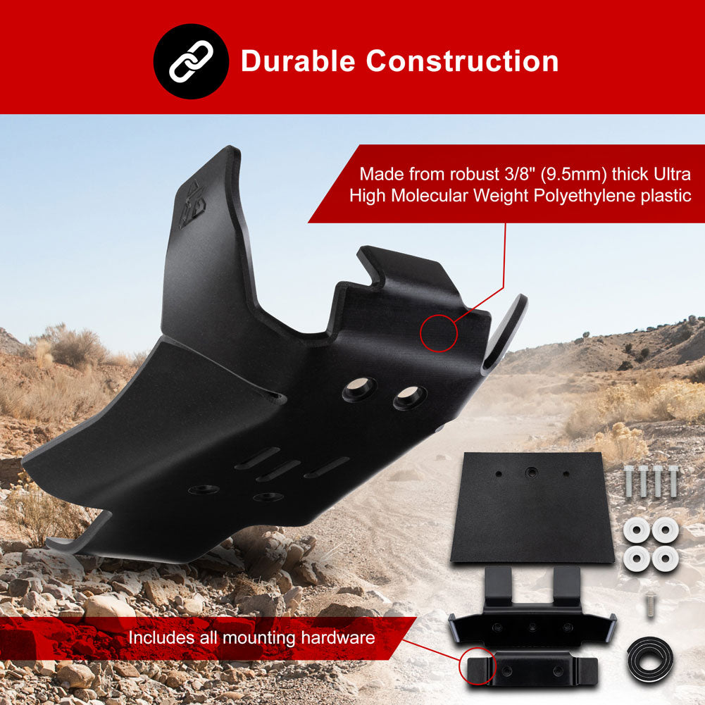 Tusk Severe Impact UHMW Dirt Bike Skid Plate Yamaha YZ250 2005–2026