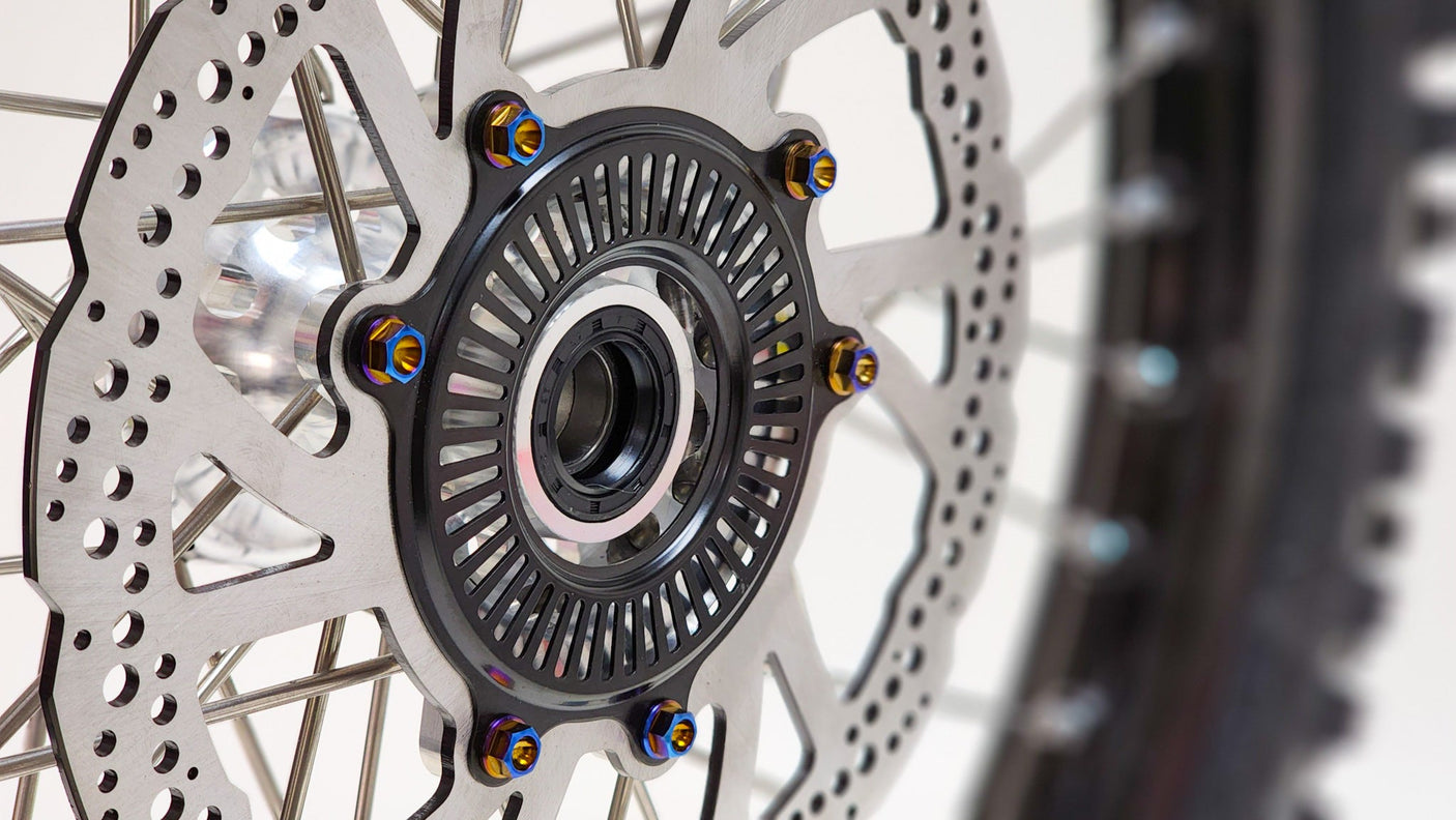 Ultra Bee Titanium Rotor Bolts - Burnt Blue