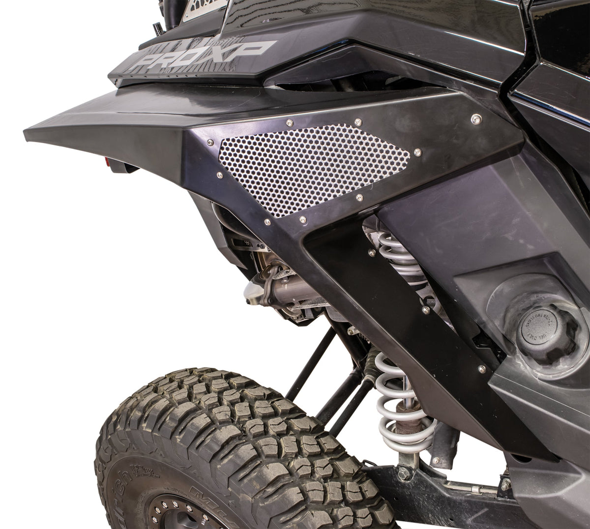 DRT RZR Pro Series right rear fender replacement panel detail