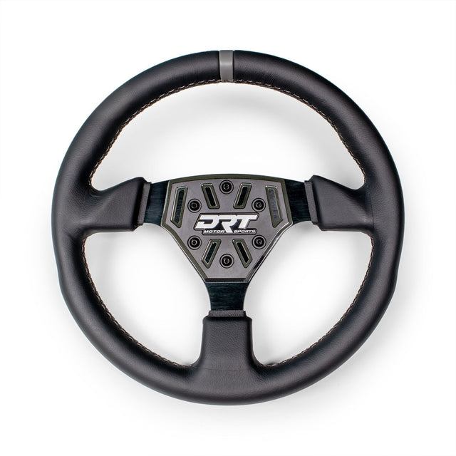 Photo of DRT Motorsports UTV Round Leather Steering Wheel by DRT Motorsports - Premium Steering Wheels for UTVs / Side by Sides
