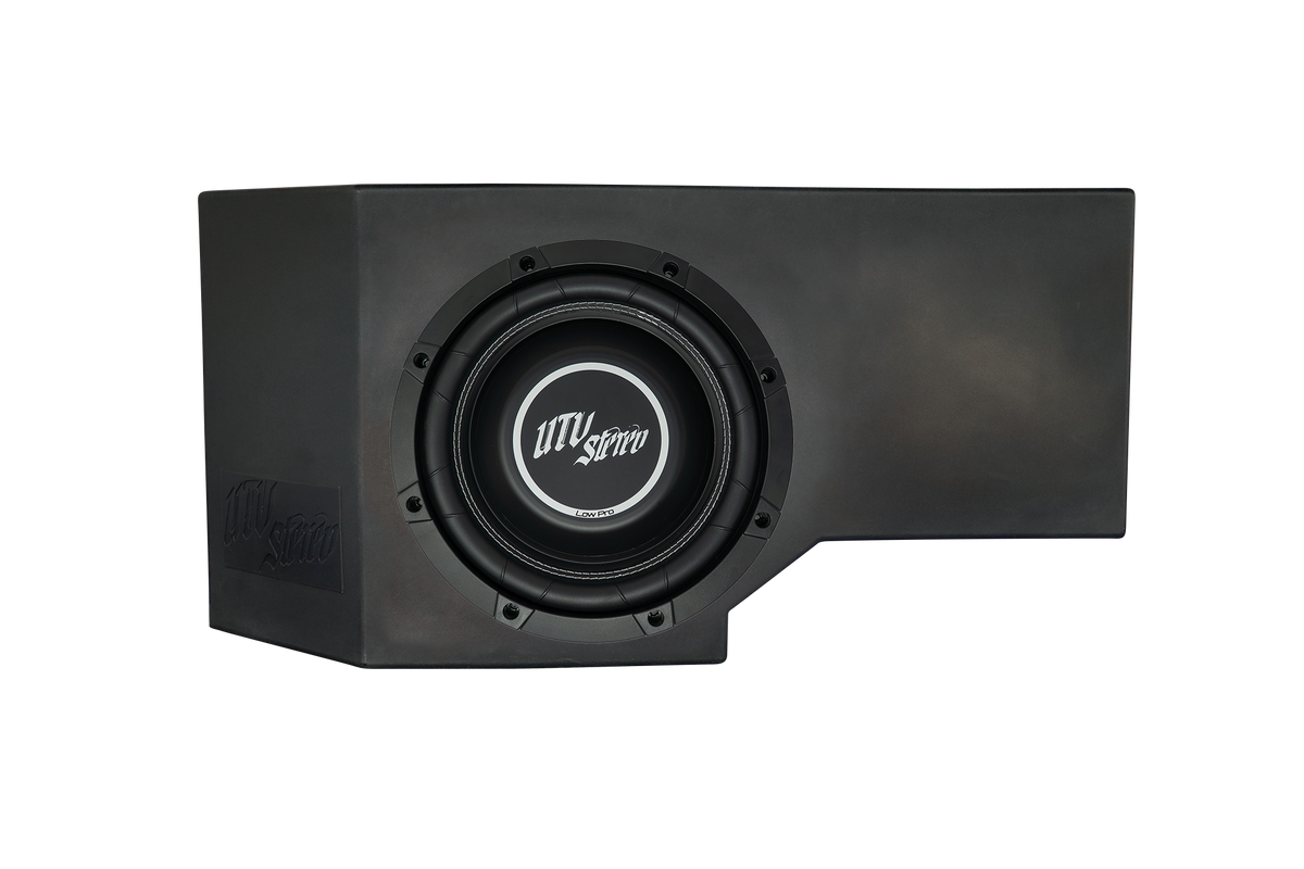 Can-Am® Defender HD11 Vented 10" Front Passenger Subwoofer Enclosure Unloaded | UTVS-DEF2-VENC-PASS-10-FRONT